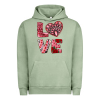 Pigment Oil Green love  with pink gemstone Urban Hoodie - RanaPortraitStore
