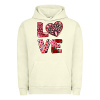 Pigment Pistachio love  with pink gemstone Urban Hoodie - RanaPortraitStore