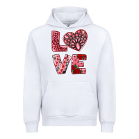 White love  with pink gemstone Urban Hoodie - RanaPortraitStore
