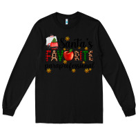 Black santa's favorite  paraprofesyonal Long Sleeve Tee - AdoDesignShop
