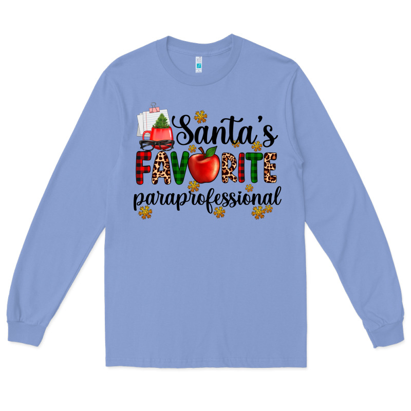 Santa's Favorite  Paraprofesyonal Long Sleeve Tee by AdoDesignShop | Teevron
