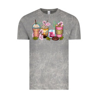 Cloud Rock flowers coffee cups Vintage Tee - Zillion Design Studio