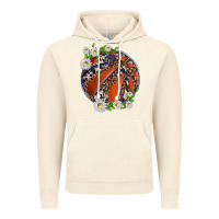 Vintage Artic basketball with patterns and daisies Vintage Hoodie - texasbilliewilder