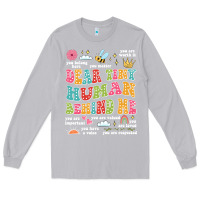 Moon Dust customized teacher dear tiny human behind me back Long Sleeve Tee - JahusDesignShop