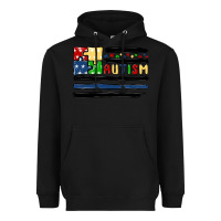 Black autism usa flag Heavyweight Hoodie - MaliasSmallBusiness