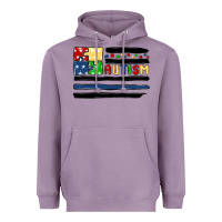 Lavender autism usa flag Heavyweight Hoodie - MaliasSmallBusiness