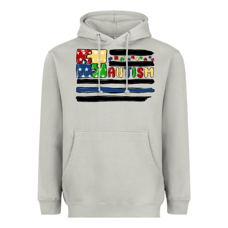 Autism Usa Flag Heavyweight Hoodie by MaliasSmallBusiness | Teevron