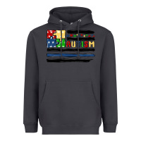 Smoke autism usa flag Heavyweight Hoodie - MaliasSmallBusiness