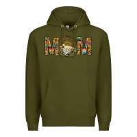 Army Green Western Mom With Baby Jesus Premium Hoodie - BundleAndBundleShop