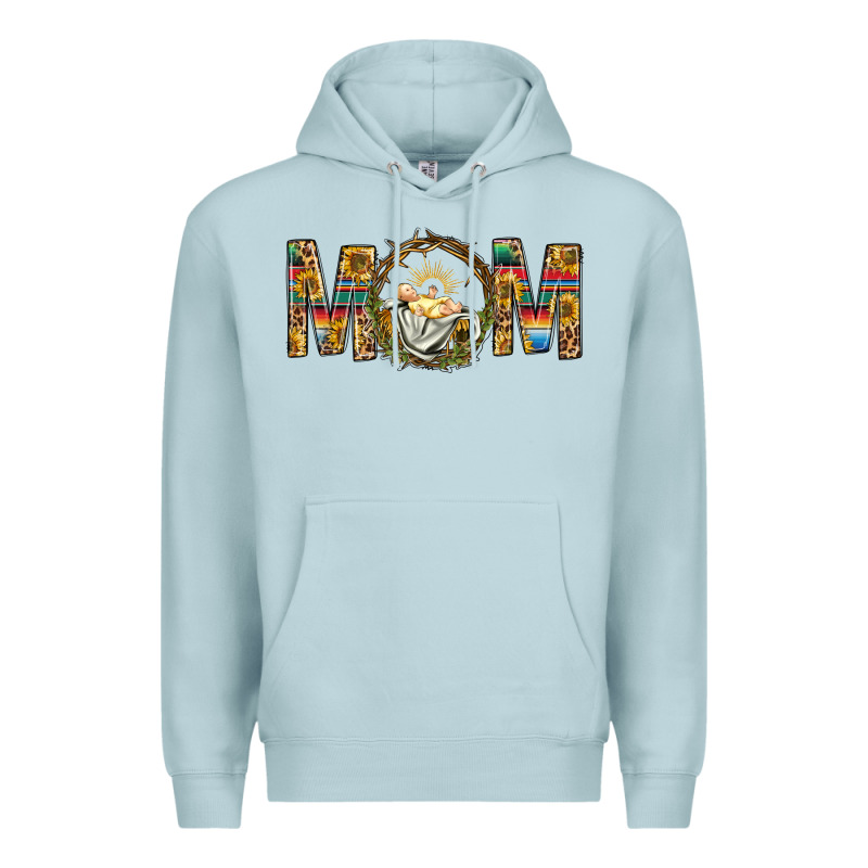Western Mom With Baby Jesus Premium Hoodie by BundleAndBundleShop | Teevron