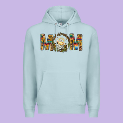 Western Mom With Baby Jesus Premium Hoodie Designed By Bundleandbundleshop