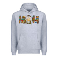 Heather Grey Western Mom With Baby Jesus Premium Hoodie - BundleAndBundleShop