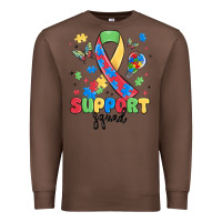 Chestnut support squad autism Premium Sweatshirt - MaliasSmallBusiness