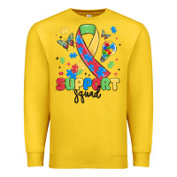 Lemon support squad autism Premium Sweatshirt - MaliasSmallBusiness