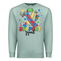 Seafoam support squad autism Premium Sweatshirt - MaliasSmallBusiness