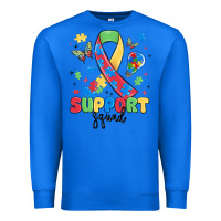 True Royal support squad autism Premium Sweatshirt - MaliasSmallBusiness