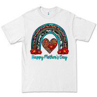 White happy mother's day rainbow Premium Tee - Artiststas