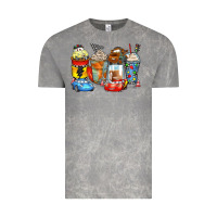 Cloud Rock cartoon characters coffee cups Vintage Tee - Zillion Design Studio