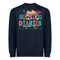 Navy nursing diaries no sleep no money no life Heavyweight Sweatshirt - Zillion Design Studio