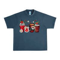 Midnight Navy ladybug coffee cups Urban Heavy Tee - Zillion Design Studio