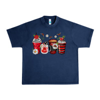 Navy ladybug coffee cups Urban Heavy Tee - Zillion Design Studio