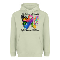 Matcha we believe in miracles fight cancer in all colors Heavyweight Hoodie - MaliasSmallBusiness