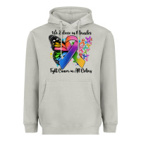 Moon Dust we believe in miracles fight cancer in all colors Heavyweight Hoodie - MaliasSmallBusiness