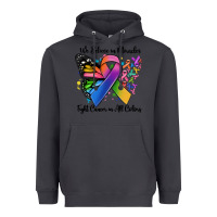 Smoke we believe in miracles fight cancer in all colors Heavyweight Hoodie - MaliasSmallBusiness