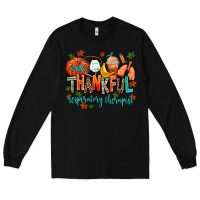 Black one thankful respiratory therapist Long Sleeve Tee - AdoDesignShop