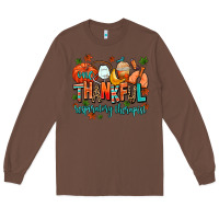 Chestnut one thankful respiratory therapist Long Sleeve Tee - AdoDesignShop