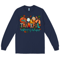 Navy one thankful respiratory therapist Long Sleeve Tee - AdoDesignShop