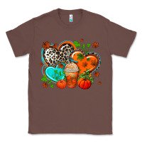 Chestnut western leopard  fall   hearts Classic Tee - AdoDesignShop