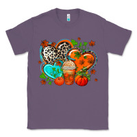 Lavender western leopard  fall   hearts Classic Tee - AdoDesignShop