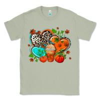 Matcha western leopard  fall   hearts Classic Tee - AdoDesignShop