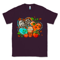 Plum western leopard  fall   hearts Classic Tee - AdoDesignShop
