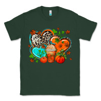 Sports Green western leopard  fall   hearts Classic Tee - AdoDesignShop