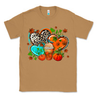 Toasted Coconut western leopard  fall   hearts Classic Tee - AdoDesignShop