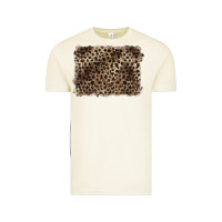 Vintage Arctic handdrawn leopard pattern brown Vintage Tee - BarkalooDesign