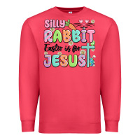Cardinal silly rabbit easter is for jesus Premium Sweatshirt - MaliasSmallBusiness