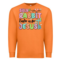 Carrot silly rabbit easter is for jesus Premium Sweatshirt - MaliasSmallBusiness