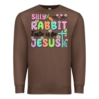 Chestnut silly rabbit easter is for jesus Premium Sweatshirt - MaliasSmallBusiness