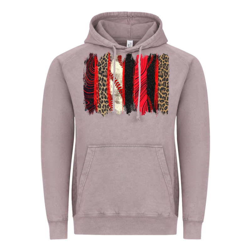 Baseball Brushstroke Vintage Hoodie by Zillion Design Studio | Teevron