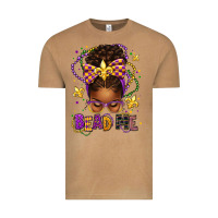 Vintage Camel bead me mardi gras afro messy bun Vintage Tee - texasbilliewilder