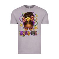 Vintage Zinc bead me mardi gras afro messy bun Vintage Tee - texasbilliewilder
