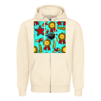 Sandshell graduation seamless pattern Zipper Hoodie - BundleAndBundleShop