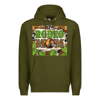 Army Green Western Rodeo Mom Tumbler Premium Hoodie - BundleAndBundleShop