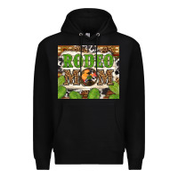 Black Western Rodeo Mom Tumbler Premium Hoodie - BundleAndBundleShop