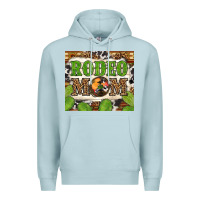 Blue Mist Western Rodeo Mom Tumbler Premium Hoodie - BundleAndBundleShop