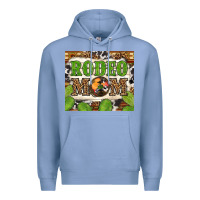 Colony Blue Western Rodeo Mom Tumbler Premium Hoodie - BundleAndBundleShop