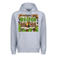 Heather Grey Western Rodeo Mom Tumbler Premium Hoodie - BundleAndBundleShop
